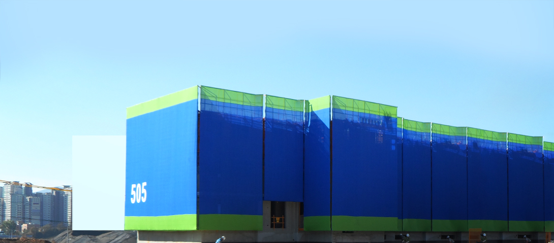 [PP] Reusable eco-friendly vertical guard net PP Polypropylene LG Chem Petrochemikalien Produkte für spezielle Einsatzzwecke